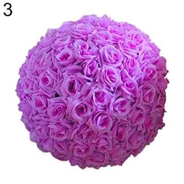 Jiecikou Blush Roses Kissing Ball for Weddings & Events