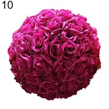 Jiecikou Blush Roses Kissing Ball for Weddings & Events