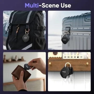 Kindeep Air Tracker Tag 4 Pack for Easy Item Tracking