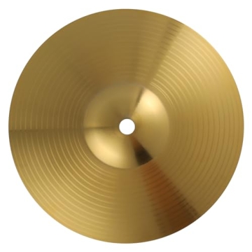 8-Inch Brass Drum Cymbal - Perfect for Beginners and Versatile Use