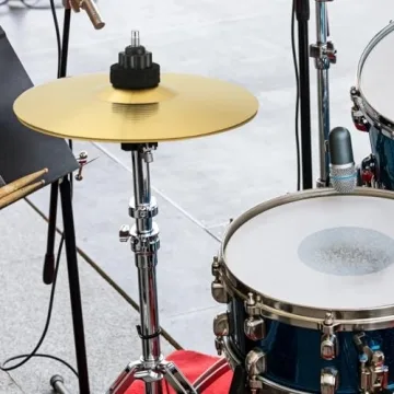 8-Inch Brass Drum Cymbal for Beginners and Practice