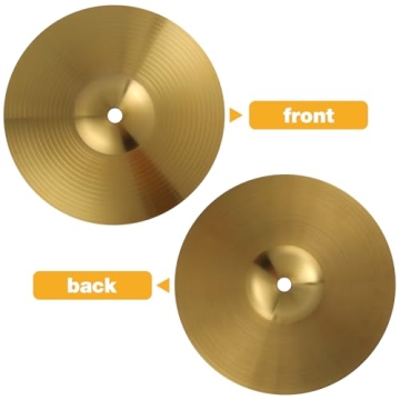 8-Inch Brass Drum Cymbal for Beginners and Practice