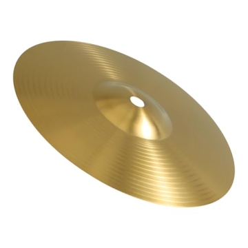 8-Inch Brass Drum Cymbal for Beginners and Practice