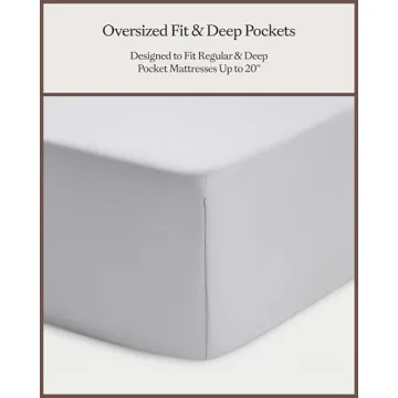 Cozy Earth Luxury Bed Sheet Set - 100% Viscose from Bamboo Fabric, Ultra-Soft & Breathable, Fits Regular & Deep Pocket Mattresses up to 20" - 4 Pieces King Sheet Set Gray