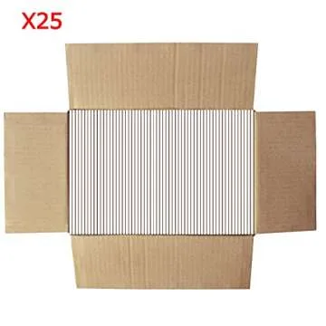 RLAVBL 6x4x3 Inches Shipping Boxes Set of 25, White Small Corrugated Cardboard Box, Mailer Boxes for Packing Small Business