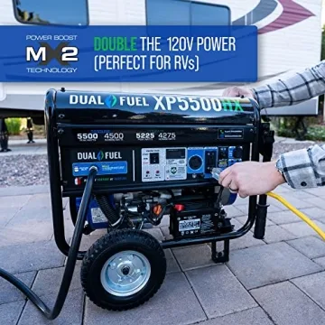 DuroMax XP5500HX Dual Fuel Generator - 5500 Watts Power Everywhere