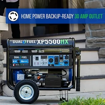 DuroMax XP5500HX Dual Fuel Generator - 5500 Watts Power Everywhere