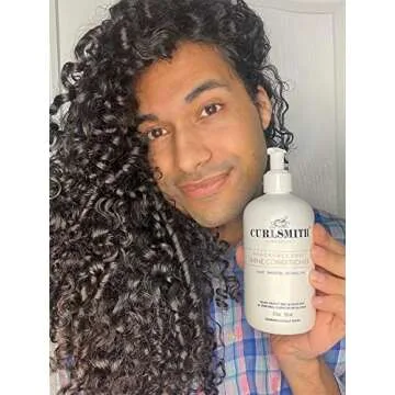 Curlsmith - Shine Conditioner, Gentle and Moisturising, Sensitive, Fragrance Free for All Curl and Hair Types, Vegan (12 fl oz)