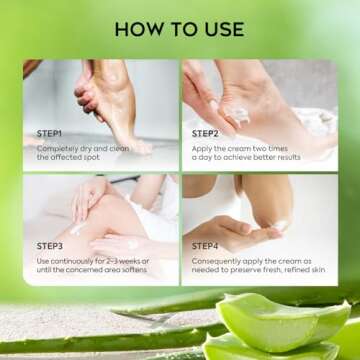 Vebuni Urea Cream 42% Foot Cream Salicylic Acid 4 Oz, Upgraded Callus Remover For Feet, Knees& Elbows, Intensive Moisturizes & Softens Skin, Exfoliates Dead Skin