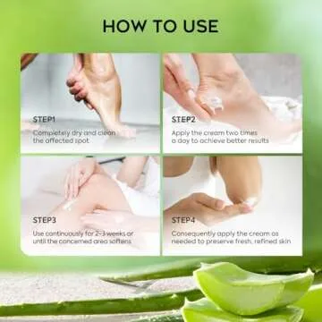 Vebuni Urea Cream 42% Foot Cream Salicylic Acid 4 Oz, Upgraded Callus Remover For Feet, Knees& Elbows, Intensive Moisturizes & Softens Skin, Exfoliates Dead Skin