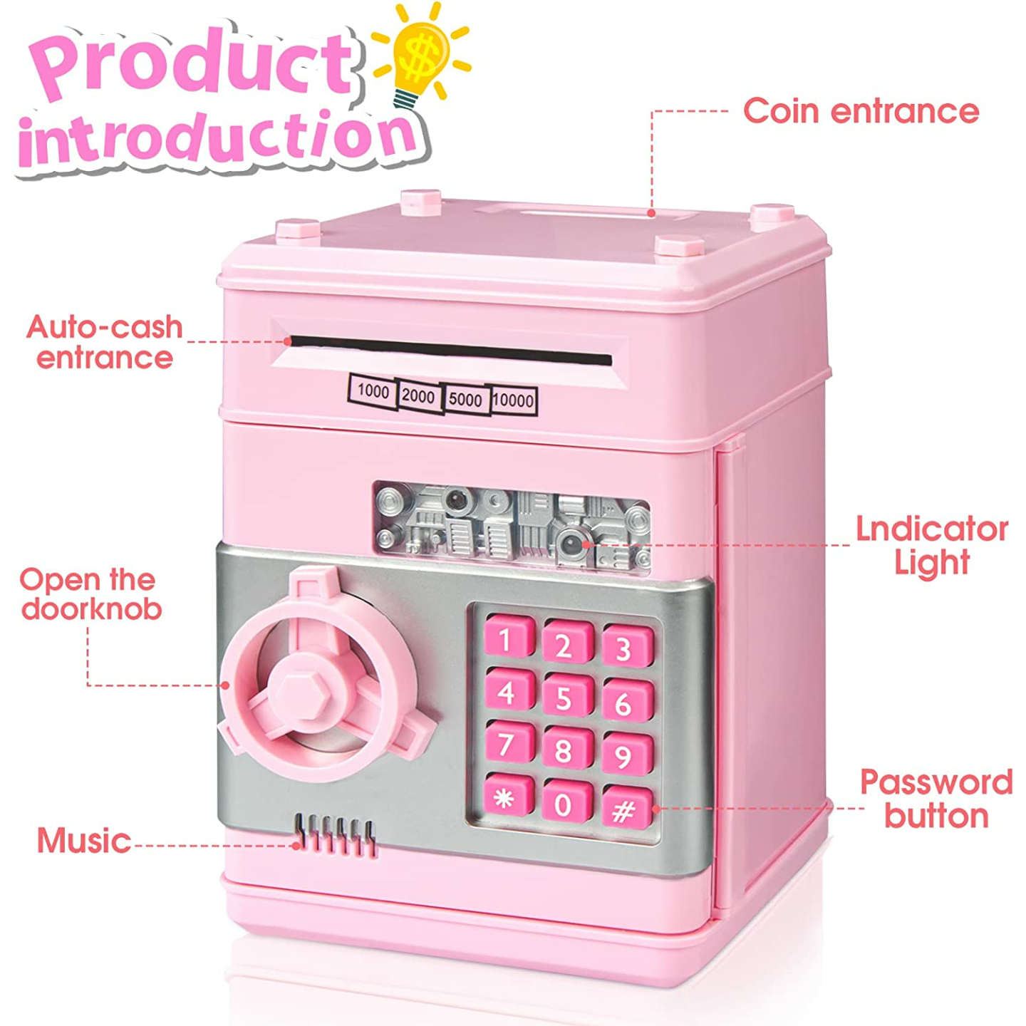 MAGIBX Piggy Bank Toys for Girls Ages 6-12