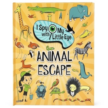 I Spy With My Little Eye Animal Escape - Fun Activity Book for Kids Ages 3-6