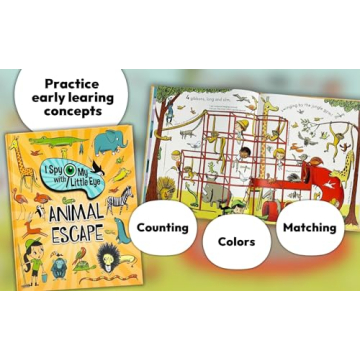 I Spy With My Little Eye Animal Escape Activity Book