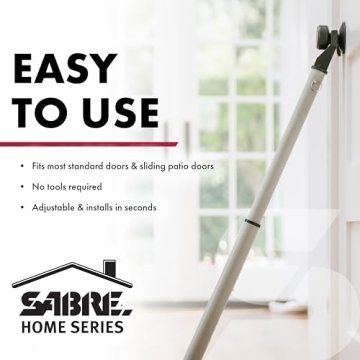 SABRE Adjustable Door Security Bar - Ultimate Protection