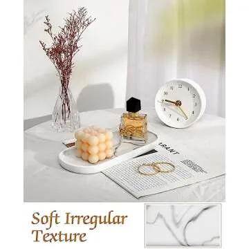 Stylish Emibele Oval Vanity Tray for Kitchen and Bath