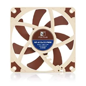 Noctua NF-A12x15 PWM, Premium Quiet Slim Fan, 4-Pin (120x15mm, Brown)