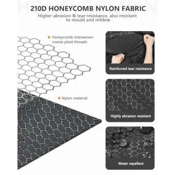 Gonex 150L Large Foldable Travel Duffle Bag with Shoes Compartment, Packable Lightweight Water Repellent Duffel Bag for Camping Gym Weekender Bag Black