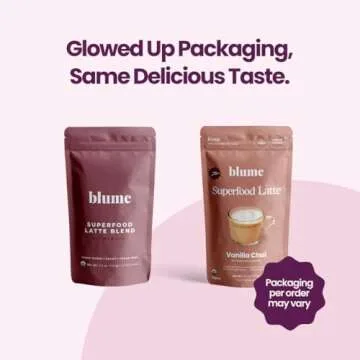 Blume Oat Milk Chai Latte - Organic Chai Source from India - Super Latte with Milk Thistle, Fennel a...