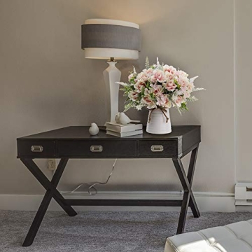 LESING Artificial Flowers with Vase for Home Table Decoration