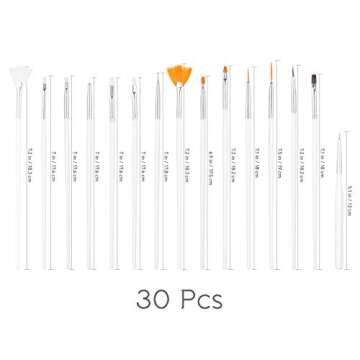 30 Pcs Cake Painting /Fondant Sugar DIY Tools Set,Cake Decorating Tools