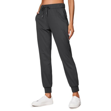 CRZ YOGA 4-Way Stretch Workout Joggers for Women 28" - Casual Travel Pants Lounge Athletic Joggers w...