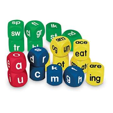 Learning Resources Phonics Cubes Class Set, Set of 18, LER0589