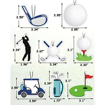 Golf Car Air Fresheners - Perfect Gift for Golf Lovers