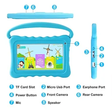 Durable UJoyFeel Toddler Tablet with Parental Controls