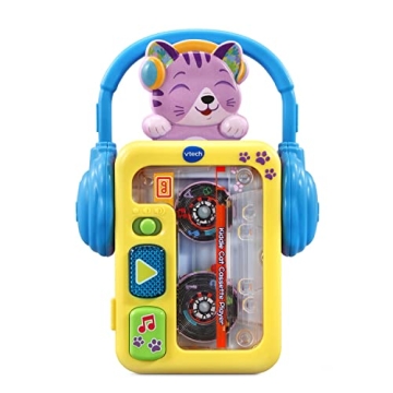 VTech Kiddie Cat Cassette Player Musical Toy for Toddlers