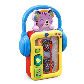 VTech Kiddie Cat Cassette Player Musical Toy for Toddlers