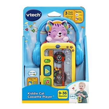 VTech Kiddie Cat Cassette Player Musical Toy for Toddlers
