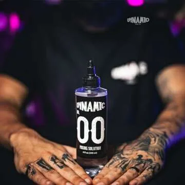 Dynamic Color Co.- No. 00 Tattoo Ink Mixing Solution, Premium Shading Solution Tattoo for Artists, Purest Hospital-Grade Water Mixed with Witch Hazel for Soothing Quality and Visible Smoothness (4)