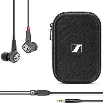Sennheiser Consumer Audio IE 80 S Adjustable Bass earbud Headphone, Black