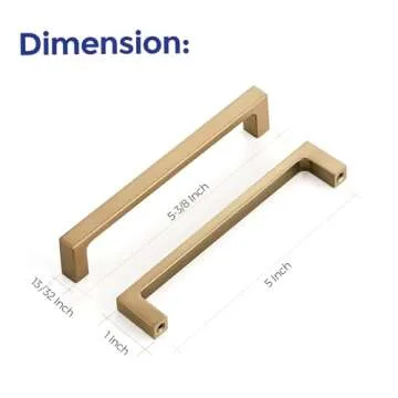 Ravinte 10 Pack Champagne Bronze Cabinet Handles - Durable & Stylish