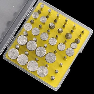 Diamond Burr Set for Carving Glass, Stone, and More