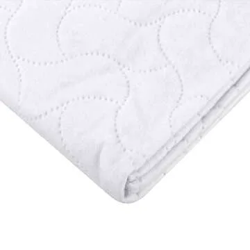 American Baby Company Waterproof Pack N Play Playard Mattress Protector, Quilted Fitted Pack and Play Mattress Pad Cover, 27" x 39"