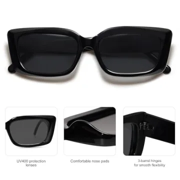 Stylish UV400 SOJOS Rectangular Sunglasses for Everyone