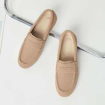 Vespiero Women’s Comfortable Slip On Loafers – Size 8.5