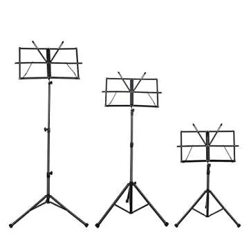 Mugig Folding Music Stand - Portable & Adjustable 29-50inch