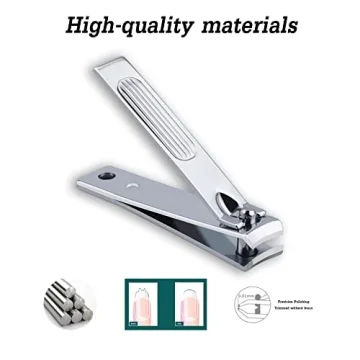 6-Piece Manicure Set - Stainless Steel Nail Clippers