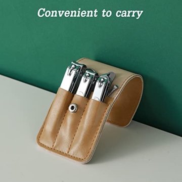 6-Piece Manicure Set - Stainless Steel Nail Clippers