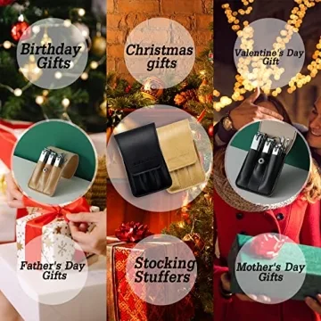 6-Piece Manicure Set - Stainless Steel Nail Clippers