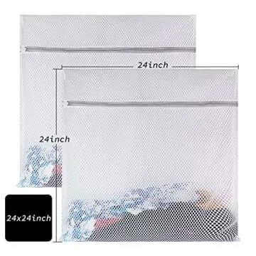 XX-Large Honeycomb Mesh Laundry Bags | Durable Delicates Wash Bags