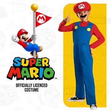Disguise Nintendo Super Mario Classic Costume for Kids