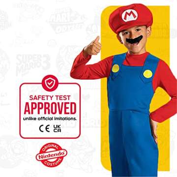 Disguise Nintendo Super Mario Classic Costume for Kids