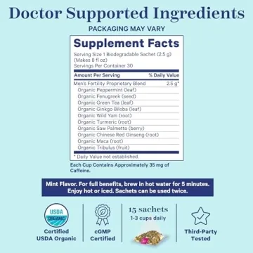 Blue Stork Men's Fertility Tea for Enhanced Reproductive Health