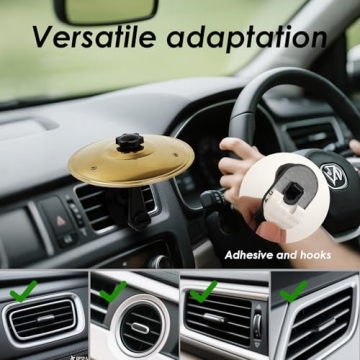 Car Cymbal Drum Air Vent - Mini Cymbal for Drivers