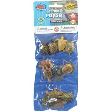 Wild Republic Polybag of Mini Turtle Figurines