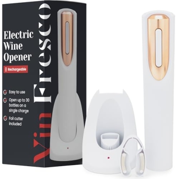 Rechargeable Electric Wine Opener with Foil Cutter Gift