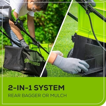 Greenworks 24V 13" Cordless Lawn Mower with Battery